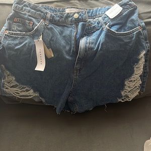 Denim shorts